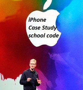 Apple & the iPhone Business Case Study school code